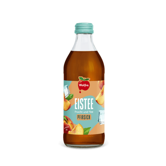 Wolfra Eistee Pfirsich 20×0,33 l.